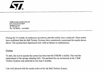 STMicroelectronics testimony letter